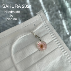 SAKURA 2021 マスクチャーム　桜　春色チャーム 3枚目の画像