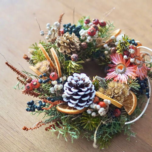 ドライフラワー クリスマスリース クリスマスツリー 限定 セール