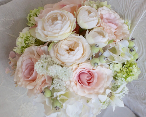 antique rose Bouquet 'n' boutonniere :アンティークローズのブーケ