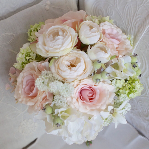 antique rose Bouquet 'n' boutonniere :アンティークローズのブーケ