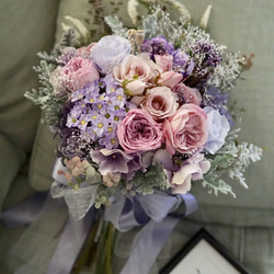bouquet ' RUNA' ラベンダー〜ライラックのブーケ 1枚目の画像