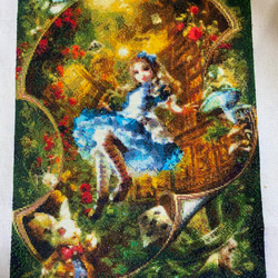 クロスステッチ完成品(^^♪ クロスステッチ完成品(tropical profusion)