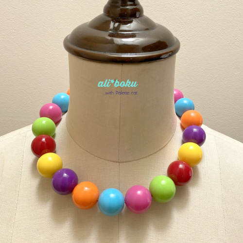 ビジュー ネックレス 多色 クロスビジューカラーネックレス | Romantic Standard ロマンティック