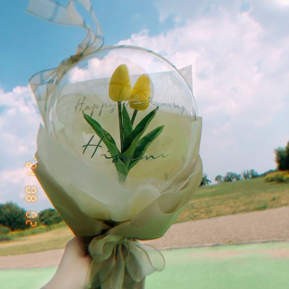 ♥選べるメッセージ バルーン♥花束 韓国インテリア　結婚式のウェルカムスペース装飾　誕生日ギフト 卒業祝い 入学　就職 5枚目の画像