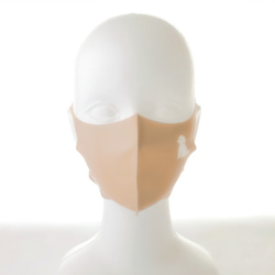 【ウレタンマスク】トイプードル サッカーボール デザインマスク ✽ 選べる12色のくすみカラー ✽ 立体マスク 6枚目の画像