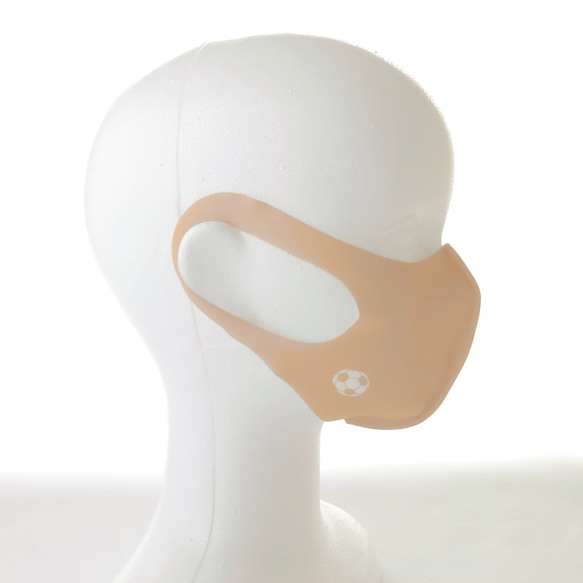 【ウレタンマスク】トイプードル サッカーボール デザインマスク ✽ 選べる12色のくすみカラー ✽ 立体マスク 7枚目の画像
