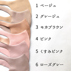【ウレタンマスク】カルガモ親子 デザインマスク ✽ 選べる12色のくすみカラー ✽ 立体マスク 4枚目の画像