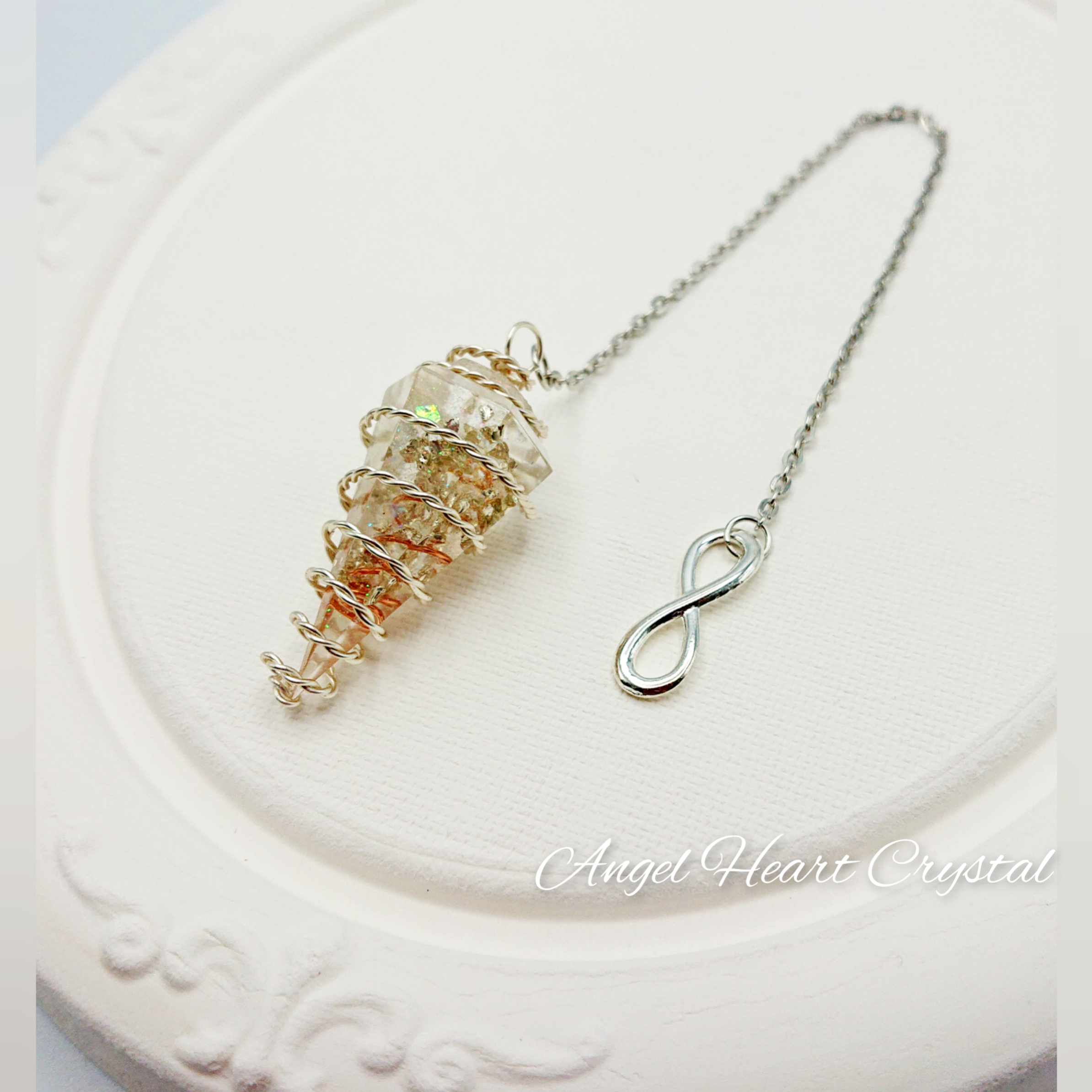 トリプルバイブレーションブレスレット ルドラクシャ オルゴナイト テンソルリング