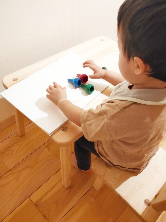 子ども用 机と椅子セット  モンテッソーリ 7枚目の画像