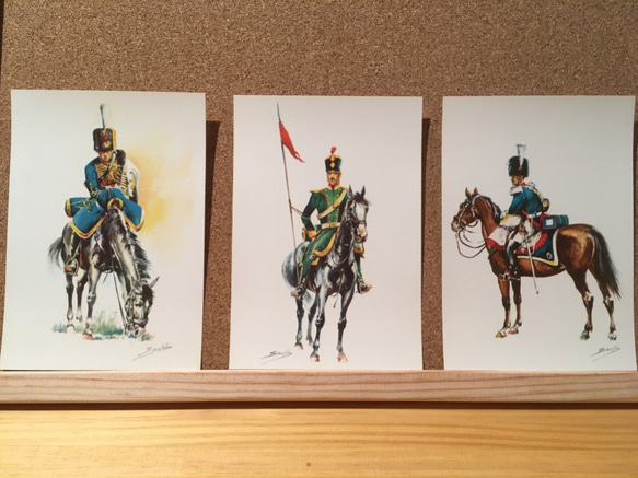【1品限り！】スペイン騎兵隊シリーズ　ヴィンテージポストカード　18枚セット 3枚目の画像