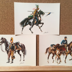【1品限り！】スペイン騎兵隊シリーズ　ヴィンテージポストカード　18枚セット 8枚目の画像