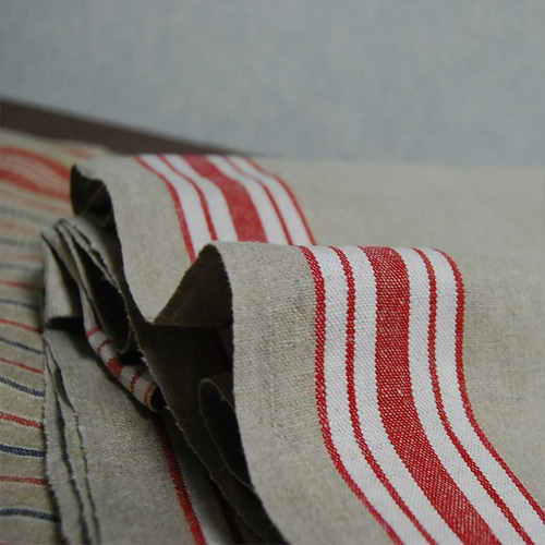 ヨーロッパアンティークリネン（マングルクロス） ショルダーバッグ