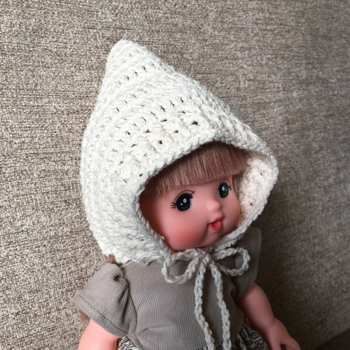 赤ずきんちゃんボンネット（メルちゃんサイズ） その他人形 mano lien