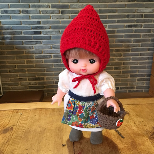 メルちゃんサイズの赤ずきんちゃんコーデ その他人形 mano lien 通販 