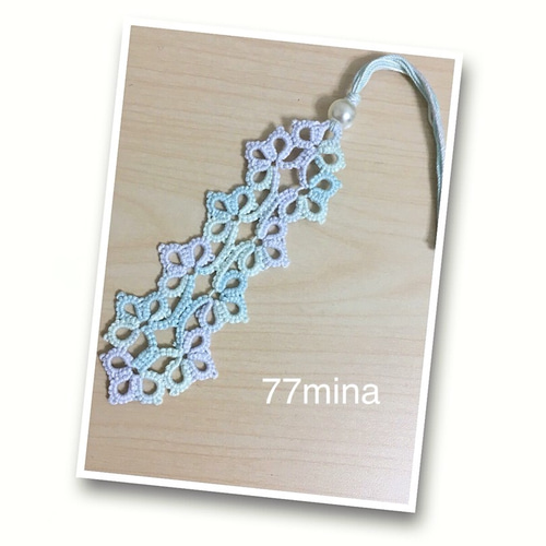タティングレースのしおり しおり・ブックマーク 77mina 通販