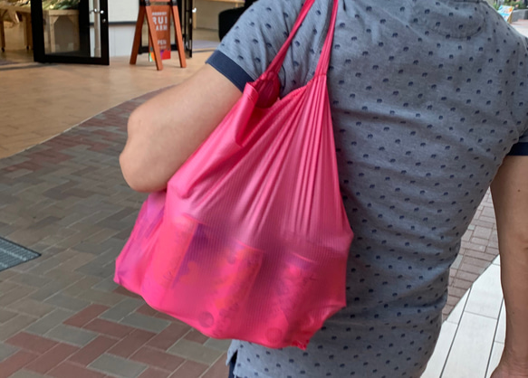 K♡さま専用　エコバッグ3枚 たたまなくていい超コンパクト・超軽量エコバッグ【Mサイズ】（専用