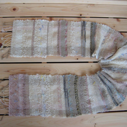 毛糸の手織りマフラー217 10枚目の画像
