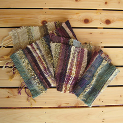 毛糸の手織りマフラー218 4枚目の画像