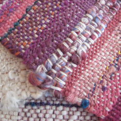 毛糸の手織りマフラー2105 7枚目の画像