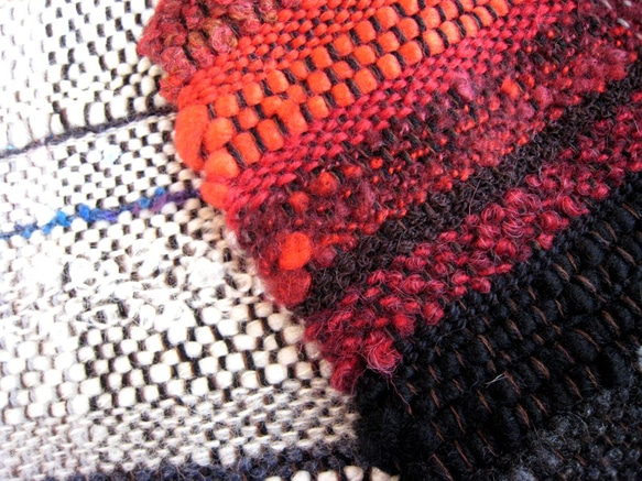 毛糸の手織りマフラー2108 7枚目の画像