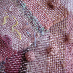 毛糸の手織りマフラー2115 3枚目の画像
