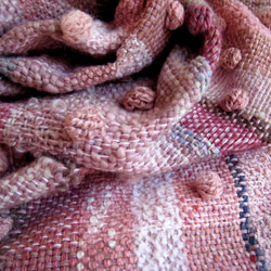 毛糸の手織りマフラー2115 4枚目の画像