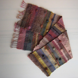 毛糸の手織りマフラー2117 7枚目の画像