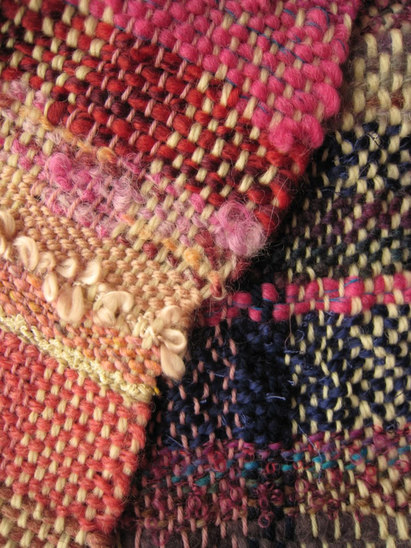 手織りマフラー8018 9枚目の画像