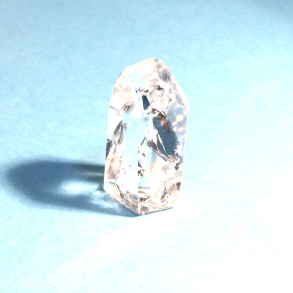 【SALE】【お買得】クラック　ポイント水晶（レインボー）1本 3枚目の画像