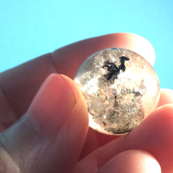 【天然石】ガーデンクォーツ　水晶　丸玉　1点 2枚目の画像