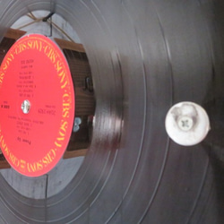 LPレコード盤　リメイク　キーボックス　壁掛け用　レトロ調に仕上げました　マグネット装着  １点物 6枚目の画像