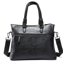 【新作】黒い ショルダーバッグビジネスバッグ ブリーフケース トートバッグ トラベル  鞄 バッグ メンズ 4枚目の画像