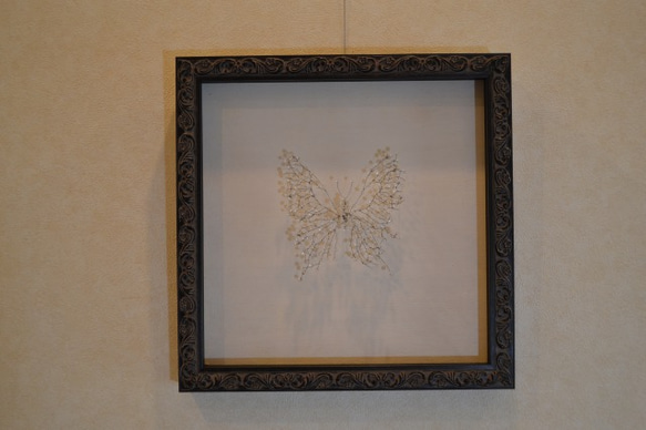 「蝶」の壁掛けオブジェ 2枚目の画像