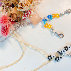 韓国風❁花メガネチェーン、マスクチェーン マスクアクセサリー