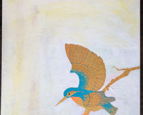 【絵画】ネイチャーアート　「ヤマメ」原画 絵画】ネイチャーアート「ヤマメ」原画