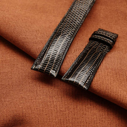 キャンペン中【高級革使用】　腕時計ベルト　アップルウォッチバンド　スペイン産のリザード革  トカゲ革　メンズ　レディース 4枚目の画像
