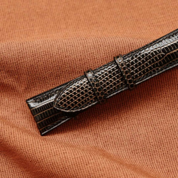 キャンペン中【高級革使用】　腕時計ベルト　アップルウォッチバンド　スペイン産のリザード革  トカゲ革　メンズ　レディース 5枚目の画像
