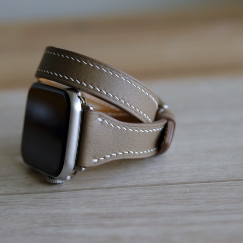 Apple Watch エルメス カザック 二重 レザーベルト Apple Watch エルメス カザック 二重 レザーベルト