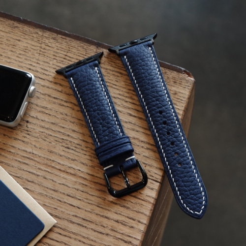 キャンペン中 高級革使用Apple Watchベルト 腕時計ベルト ダークネイビー色 レザー ジャーマンシュリンク革 腕時計 GRACE TOKYO 通販|Creema(クリーマ) 11243758 キャンペン中 高級革使用Apple Watchベルト 腕時計ベルト ダークネイビー色 レザー ジャーマンシュリンク革 腕時計 GRACE TOKYO 通販|Creema(クリーマ) 11243758