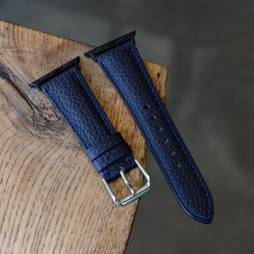 キャンペン中高級革使用Apple Watchベルト 時計ベルトダークネイビー色 レザー 革ベルト ジャーマンシュリンク革 腕時計 GRACE TOKYO 通販|Creema(クリーマ) 11243763 キャンペン中高級革使用Apple Watchベルト 時計ベルトダークネイビー色 レザー 革ベルト ジャーマンシュリンク革 腕時計 GRACE TOKYO 通販|Creema(クリーマ) 11243763