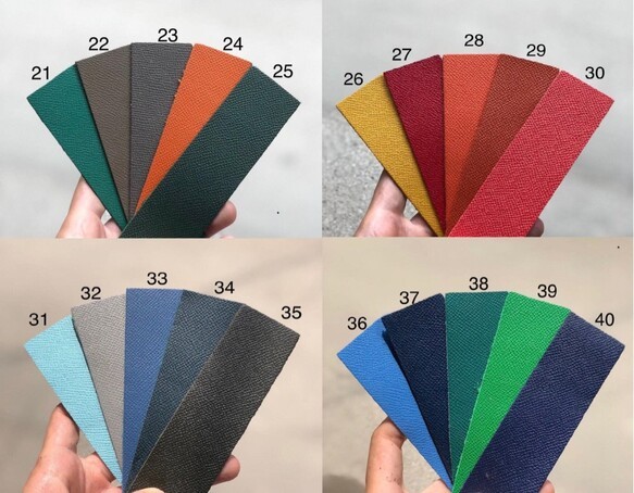 【最新作】高級革使用　超お得　軽い　長財布　エプソン革　エトゥープ　コンパクト カラーオーダー可能 10枚目の画像