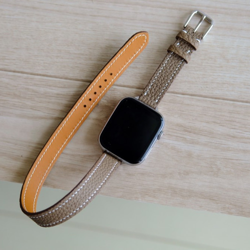 エルメス純正品Apple Watch 40mm生産終了ローズメキシコ二重巻