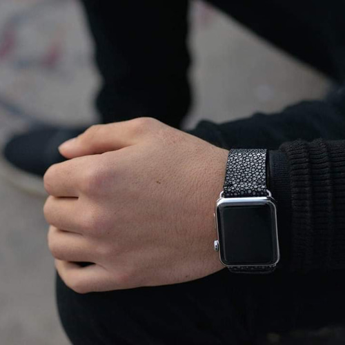 高級革使用】スティングレイ エイ革 Applewatchベルト 腕時計 バンド 本革 腕時計 GRACE TOKYO 通販|Creema(クリーマ) 9944941 高級革使用】スティングレイ エイ革 Applewatchベルト 腕時計 バンド 本革 腕時計 GRACE TOKYO 通販|Creema(クリーマ) 9944941