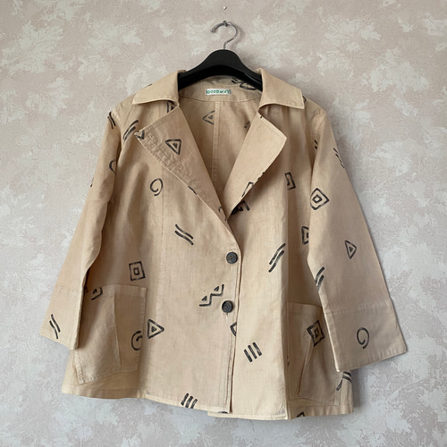 △◇○の柿渋染めジャケット、473 その他ファッション GOODWAY 通販