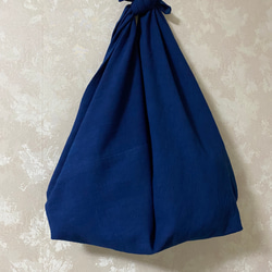 あずま袋Ｌ、藍染め 2枚目の画像