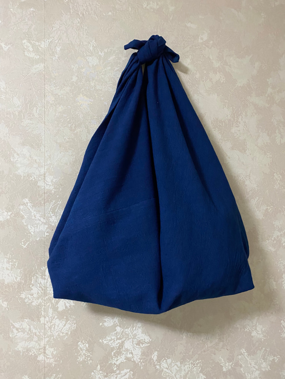 あずま袋Ｌ、藍染め 2枚目の画像