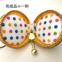 おうち時間にハンドメイド♪ マカロンストラップ◆キット◆4cmつつみボタン用 3枚目の画像