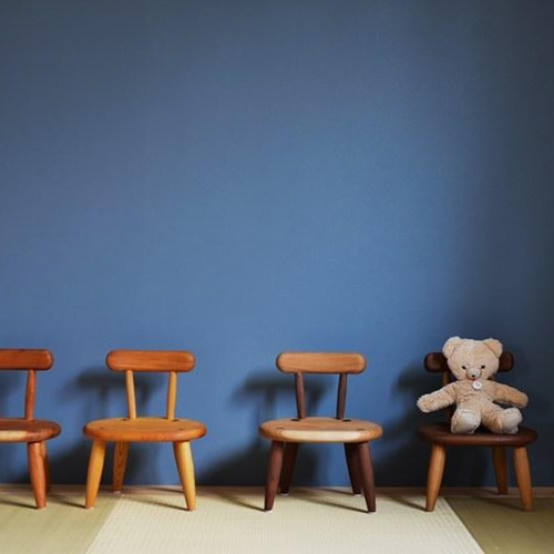 受注製作 無垢の木の子ども椅子(誕生木) 食器・家具 kunugiyama