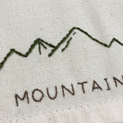 mountain　＊　山バッチタペストリー 2枚目の画像