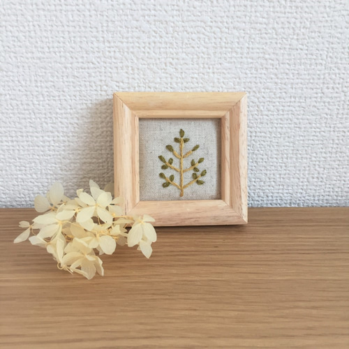 北欧風の木＊ 刺繍フレーム その他インテリア雑貨 彩いろー